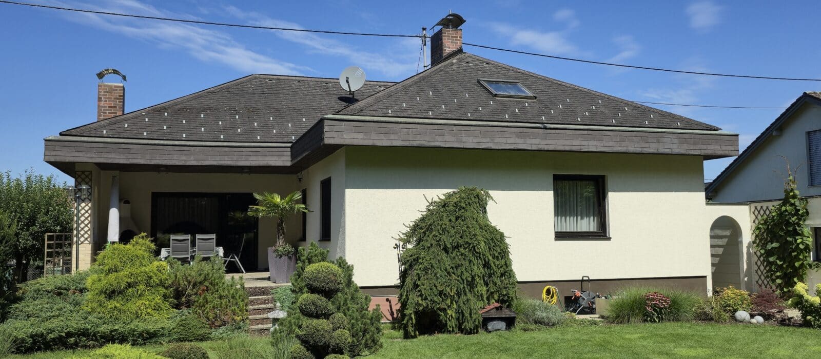 Bungalow in 4055 Pucking: Haus mit Terrasse und Garten, Wohnfläche 129 m²